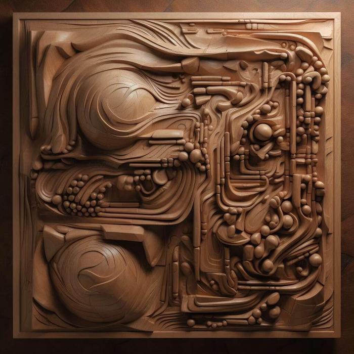 نموذج ثلاثي الأبعاد لآلة CNC 3D Art 